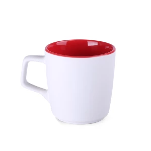 Kubek Barrel Pure 250ml biały/czerwony (M464)