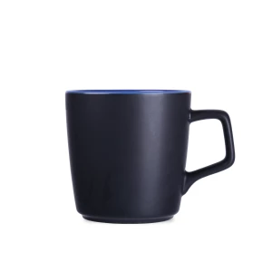 Kubek Barrel Supreme 250ml czarny/refex blue (M465)