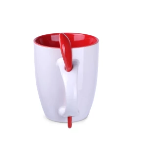 Kubek Easy 300ml biały/czerwony (M451)