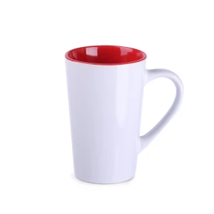 Kubek Fresh 300ml biały/czerwony (M103)