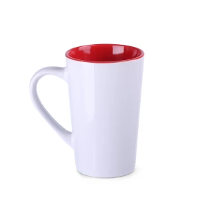 Kubek Fresh 300ml biały/czerwony (M103)