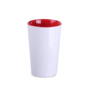 Kubek Fresh 300ml biały/czerwony (M103)