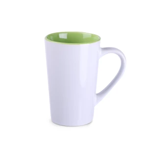 Kubek Fresh 300ml biały/jasnozielony (M103)