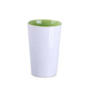 Kubek Fresh 300ml biały/jasnozielony (M103)