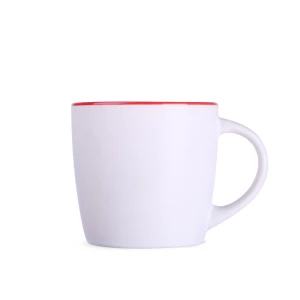 Kubek Handy Pure 300ml biały/czerwony (M132)