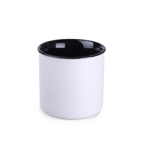 Kubek Loft Pure 310ml biały/czarny (M460)