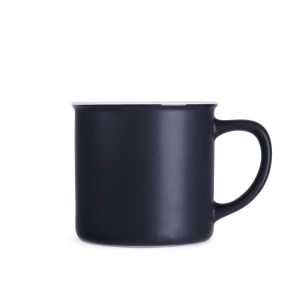 Kubek Loft Supreme 310ml czarny/biały (M461)