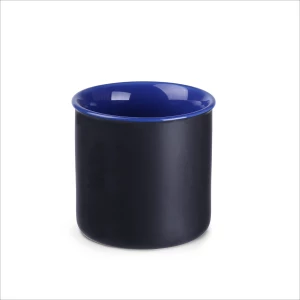 Kubek Loft Supreme 310ml czarny/refex blue (M461)