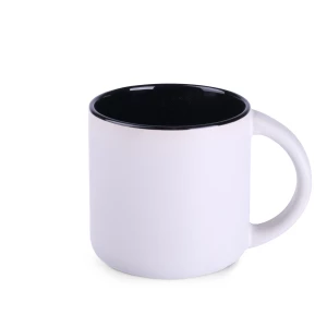 Kubek Modern Pure 350ml biały/czarny (M098)