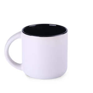 Kubek Modern Pure 350ml biały/czarny (M098)