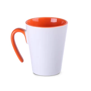 Kubek Open 270ml biały/pomarańczowy (M100)