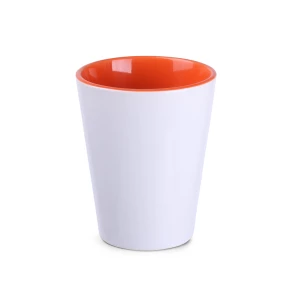 Kubek Open 270ml biały/pomarańczowy (M100)