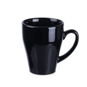Kubek Round 260ml czarny/czarny (M053)