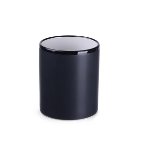 Kubek Tomek Supreme 300ml czarny/biały (M102)