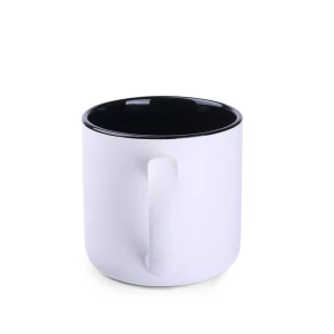 Kubek Diego Pure 350ml biały/czarny (M501)