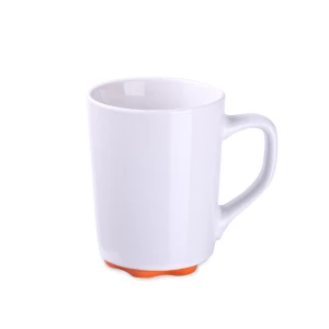 Kubek Ivory 103ml biały/pomarańczowy (M498)