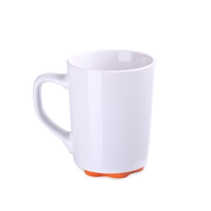 Kubek Ivory 103ml biały/pomarańczowy (M498)