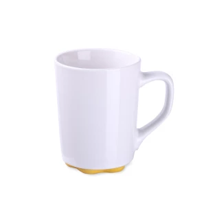 Kubek Ivory 300ml biały/żółty (M498)