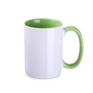Kubek Evergreen 300ml biały/jasnozielony (M499)