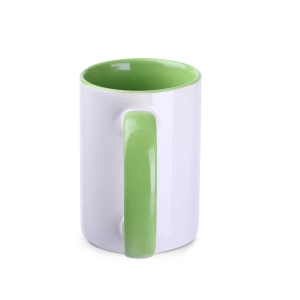 Kubek Evergreen 300ml biały/jasnozielony (M499)