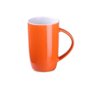 Kubek Fox 270ml pomarańczowy/biały (M496)