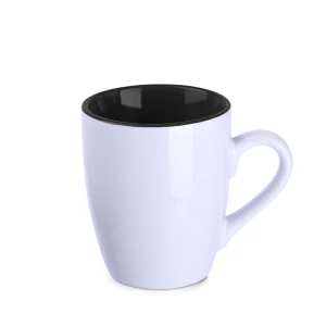 Kubek Ilona Duo 300ml biały/czarny (M508)