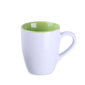 Kubek Ilona Duo 300ml biały/jasnozielony (M508)