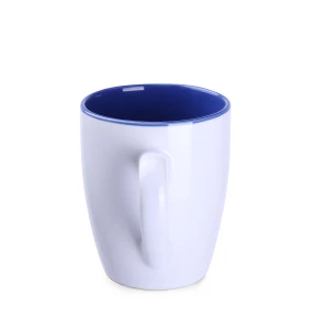 Kubek Ilona Duo 300ml biały/refex blue (M508)