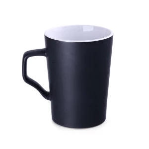 Kubek Glen Supreme 380ml czarny/biały (M511)