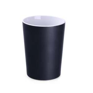 Kubek Glen Supreme 380ml czarny/biały (M511)