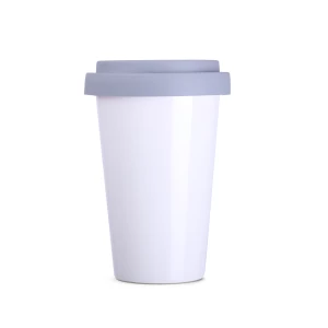 Kubek Freedom Classic 300ml biały/szary (M118)