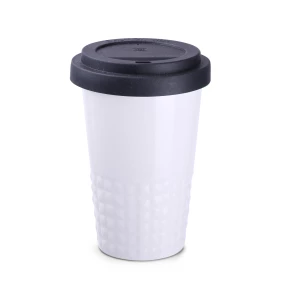 Kubek Freedom Excellence Classic 300ml biały/czarny (M455)