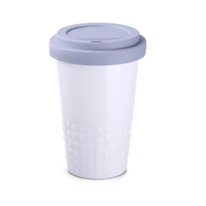 Kubek Freedom Excellence Classic 300ml biały/szary (M455)