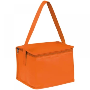 Torba termiczna non-woven na 6 puszek - pomarańczowy - (GM-61542-10)