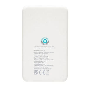Power bank 5000 mAh, ładowarka bezprzewodowa 5W (P322.623)