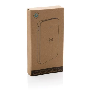 Power bank 5000 mAh, ładowarka bezprzewodowa 5W (P322.623)