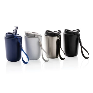 Kubek termiczny 380 ml Cuppa, stal nierdzewna z recyklingu (P435.022)
