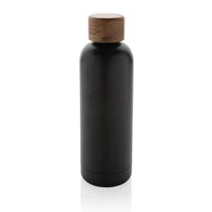 Butelka termiczna 500 ml Wood, stal nierdzewna z recyklingu (P435.531)
