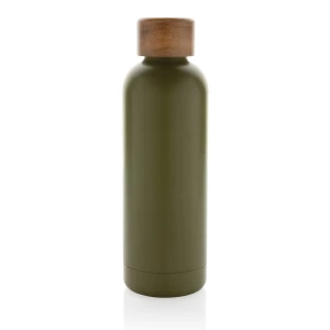 Butelka termiczna 500 ml Wood, stal nierdzewna z recyklingu (P435.537)