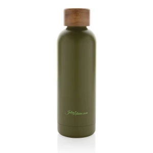 Butelka termiczna 500 ml Wood, stal nierdzewna z recyklingu (P435.537)