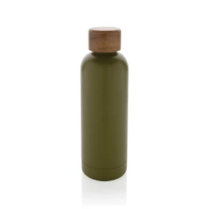 Butelka termiczna 500 ml Wood, stal nierdzewna z recyklingu (P435.537)