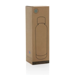 Butelka termiczna 500 ml Wood, stal nierdzewna z recyklingu (P435.539)