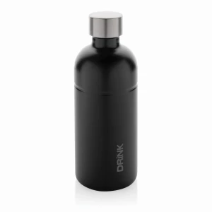 Butelka sportowa 800 ml Soda, stal węglowa z recyklingu (P435.801)
