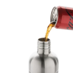 Butelka sportowa 800 ml Soda, stal węglowa z recyklingu (P435.802)