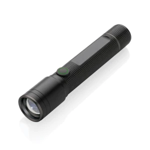 Kieszonkowa latarka Gear X, ładowana przez USB, aluminium z recyklingu (P513.901)