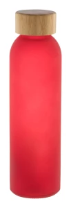 Cloody szklana butelka sportowa - czerwony (AP800469-05)