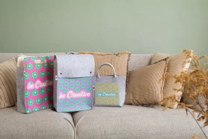 CreaFelt Shop D personalizowana torba na zakupy RPET - szary (AP716685)