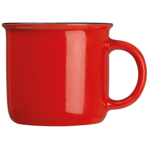 Kubek ceramiczny 350 ml - czerwony - (GM-80843-05)