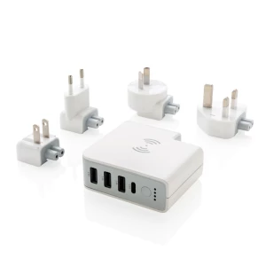 Adapter podróżny, bezprzewodowy power bank 6700 mAh (P820.551)