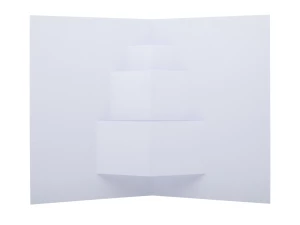 Dimensions karta świąteczna 3D - biały (AP716497-B)